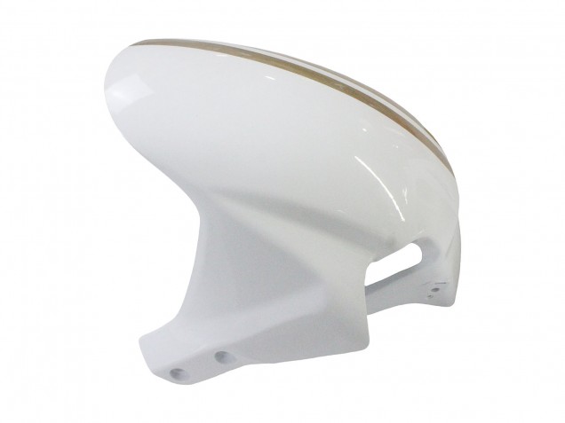 2005-2006 White Gold Honda CBR600RR Motorcycle Fairings
