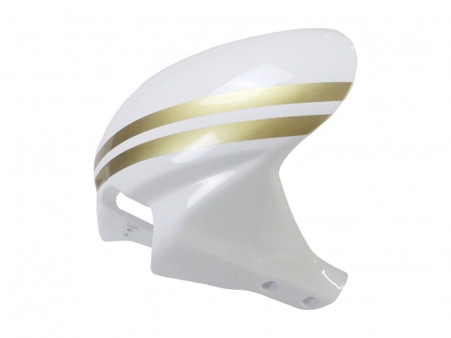 2005-2006 White Gold Honda CBR600RR Motorcycle Fairings