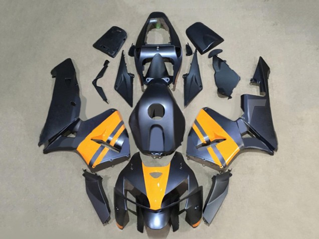 2005-2006 Black Yellow Honda CBR600RR Motorcycle Fairings