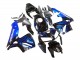 2005-2006 Glossy Black Blue Flame Honda CBR600RR Motorcycle Fairing
