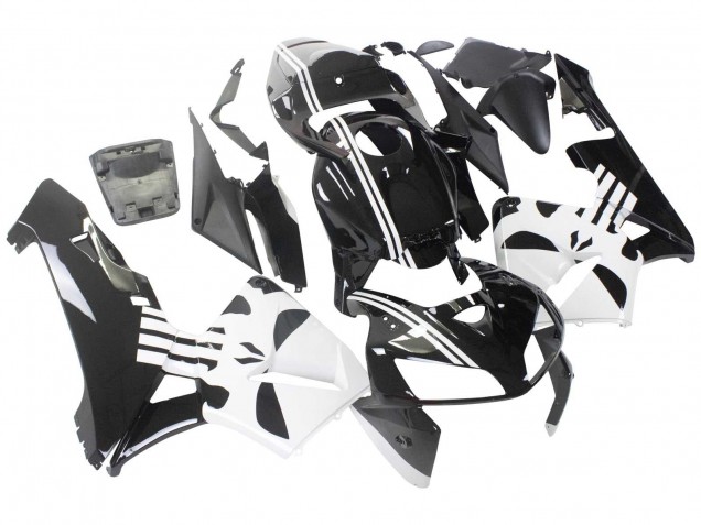 2005-2006 Black White Honda CBR600RR Motorcycle Fairing
