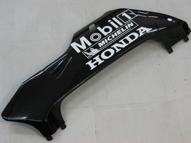 2005-2006 Glossy Black White West Honda CBR600RR Motorcycle Fairings