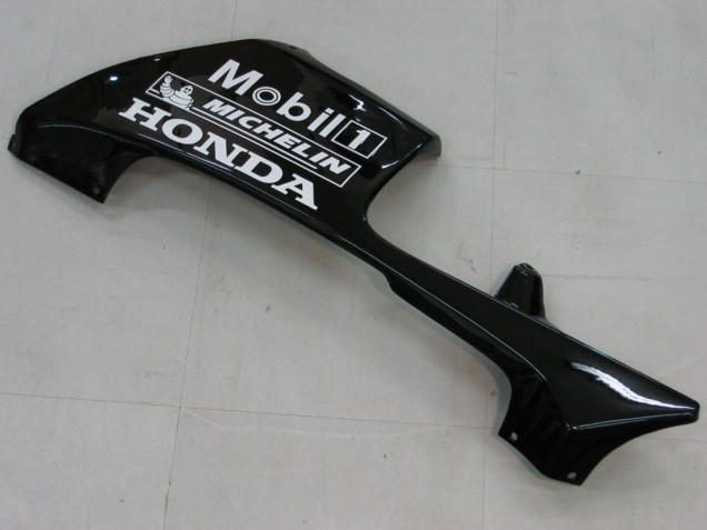 2005-2006 Glossy Black White West Honda CBR600RR Motorcycle Fairings