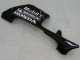 2005-2006 Glossy Black White West Honda CBR600RR Motorcycle Fairings