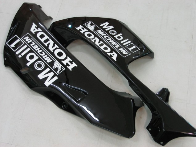 2005-2006 Glossy Black White West Honda CBR600RR Motorcycle Fairings