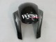 2005-2006 Glossy Black White West Honda CBR600RR Motorcycle Fairings