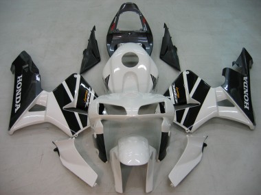 2005-2006 Black White Racing Honda CBR600RR Motorcycle Fairings