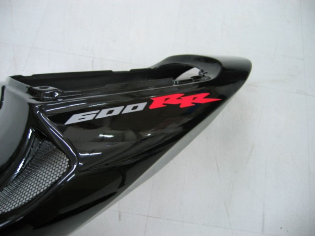 2005-2006 Glossy Black Grey Flame Honda CBR600RR Motorcycle Fairings