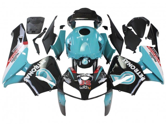 2005-2006 Light Blue Black 35 Honda CBR600RR Motorcycle Fairings