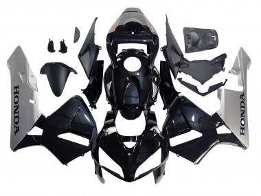 2005-2006 Black Silver Honda CBR600RR Motorcycle Fairing