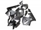 2005-2006 Black Forged Carbon Fiber Honda CBR600RR Motorcycle Fairings