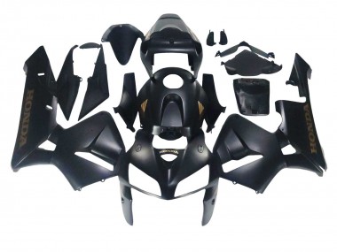 2005-2006 Matte Black Honda CBR600RR Motorcycle Fairings