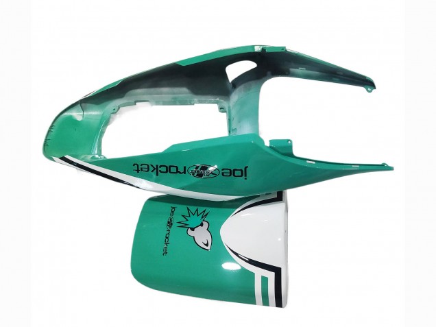 2005-2006 Light Green White Glossy Black JoeRocket Honda CBR600RR Motorcycle Fairings
