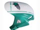 2005-2006 Light Green White Glossy Black JoeRocket Honda CBR600RR Motorcycle Fairings