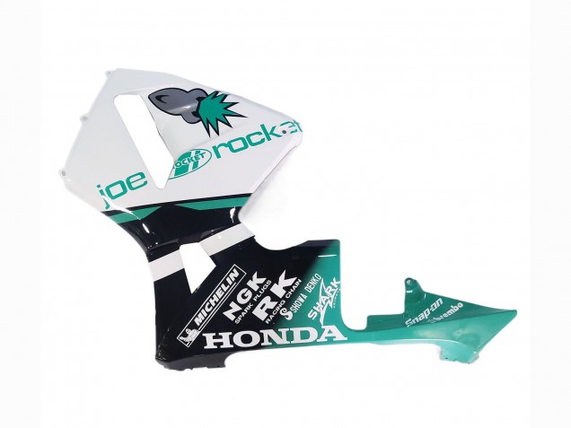 2005-2006 Light Green White Glossy Black JoeRocket Honda CBR600RR Motorcycle Fairings