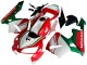 2005-2006 Red White Green Honda CBR600RR Motorcycle Fairings