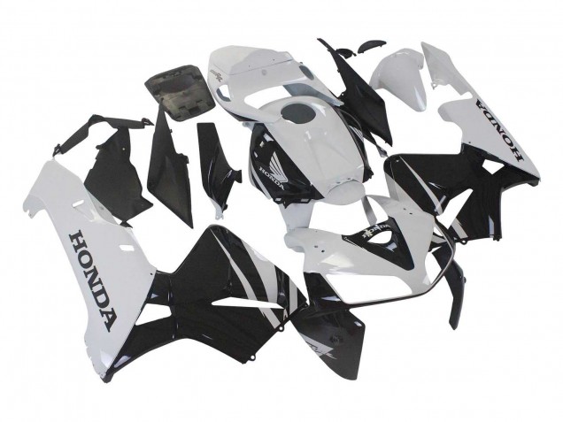 2005-2006 White Black Honda CBR600RR Motorcycle Fairing