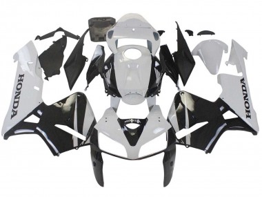 2005-2006 White Black Honda CBR600RR Motorcycle Fairing