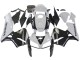 2005-2006 White Black Honda CBR600RR Motorcycle Fairing