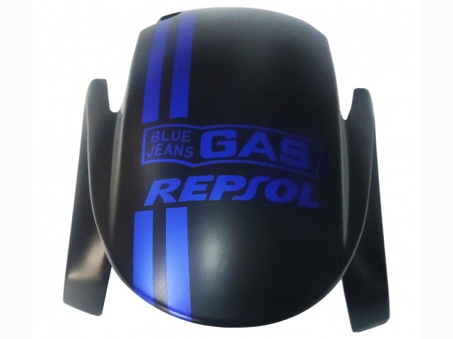 2007-2008 Matte Black Blue Repsol Honda CBR600RR Motorcycle Fairings