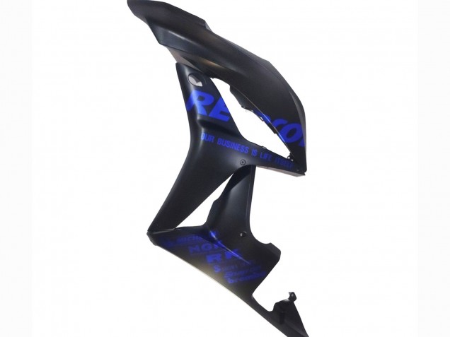 2007-2008 Matte Black Blue Repsol Honda CBR600RR Motorcycle Fairings
