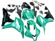 2007-2008 Green Glossy Black Honda CBR600RR Bike Fairings
