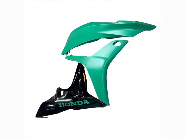 2007-2008 Green Glossy Black Honda CBR600RR Bike Fairings