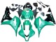 2007-2008 Green Glossy Black Honda CBR600RR Bike Fairings