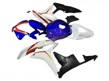 2007-2008 White Blue Red Glossy Black Honda CBR600RR Motorcycle Fairings