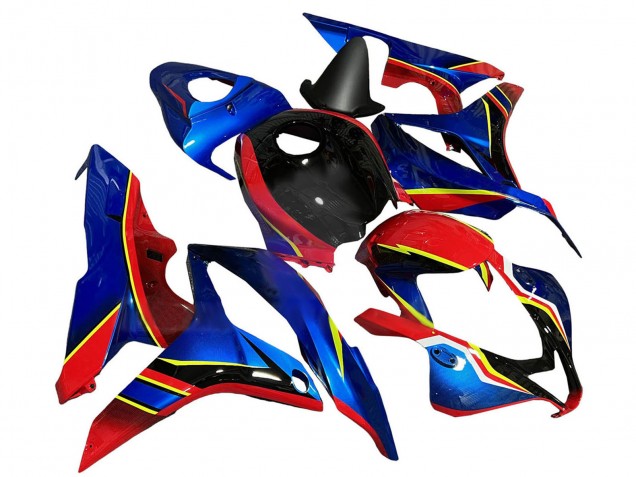 2007-2008 Blue Red Yellow Glossy Black Honda CBR600RR Motorcycle Fairings