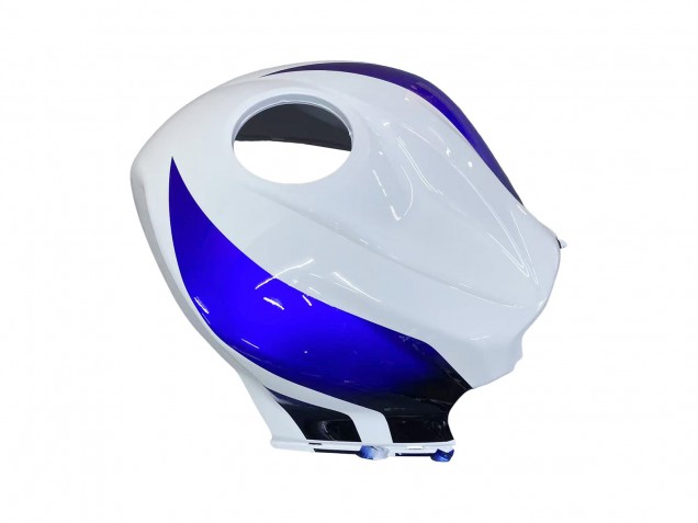 2007-2008 White Blue Glossy Black Honda CBR600RR Motorcycle Fairing