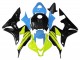 2007-2008 Blue Yellow Glossy Black Honda CBR600RR Motorcycle Fairings