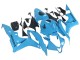 2007-2008 Light Blue Racing Honda CBR600RR Motorcycle Fairings