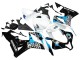 2007-2008 White Light Blue Glossy Black Honda CBR600RR Motorcycle Fairings