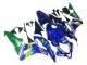 2007-2008 Blue Green MoviStar Castrol Honda CBR600RR Motorcycle Fairings