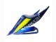 2007-2008 Blue Green MoviStar Castrol Honda CBR600RR Motorcycle Fairings