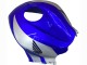 2007-2008 Silver Blue Glossy Black Racing Honda CBR600RR Motorcycle Fairings