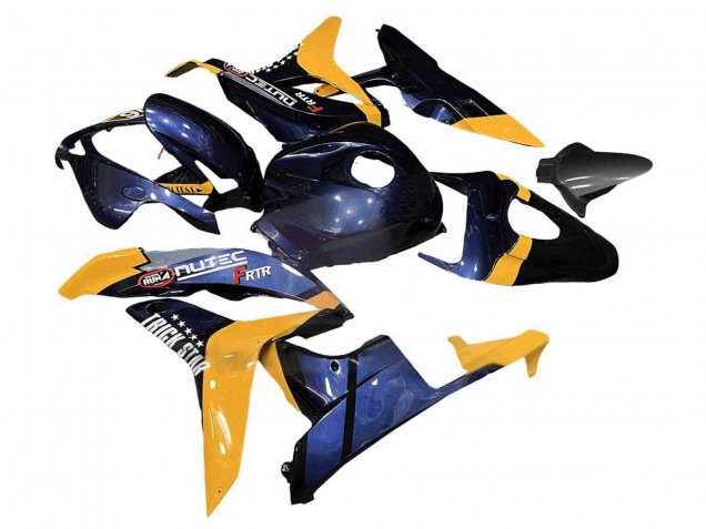 2007-2008 Orange Dark Blue Trick Star 06 Honda CBR600RR Motorcycle Fairings