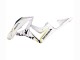 2007-2008 White Gold Glossy Black Playboy Honda CBR600RR Motorcycle Fairing