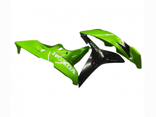 2007-2008 Green Glossy Black Honda CBR600RR Motorcycle Fairing Kits