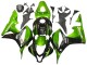 2007-2008 Green Glossy Black Honda CBR600RR Motorcycle Fairing Kits