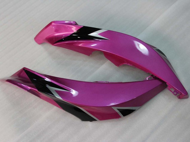 2007-2008 Pink Glossy Black Racing Honda CBR600RR Motorcycle Fairings
