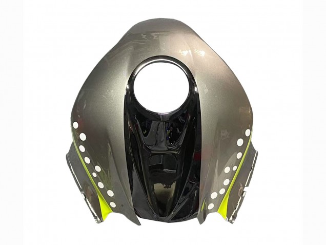 2007-2008 Grey Fluorescent Yellow Shark Honda CBR600RR Motorcycle Fairings