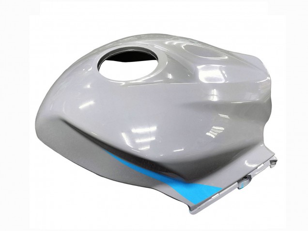 2007-2008 Glossy Grey Light Blue Honda CBR600RR Motorcycle Fairings