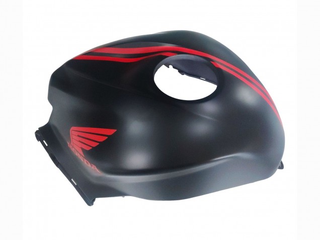 2007-2008 Matte Black Red Honda CBR600RR Motorcycle Fairings