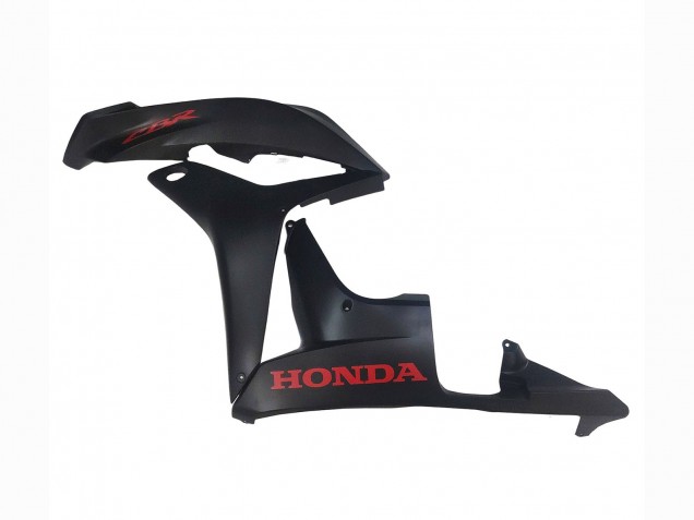 2007-2008 Matte Black Red Honda CBR600RR Motorcycle Fairings