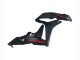 2007-2008 Matte Black Red Honda CBR600RR Motorcycle Fairings