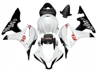 2007-2008 White Matte Black Red Repsol Honda CBR600RR Motorcycle Fairings