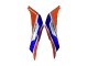 2007-2008 Silver Blue Red HRC Honda CBR600RR Motorcycle Fairings