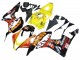 2007-2008 Yellow Orange Glossy Black Rossi Repsol Honda CBR600RR Motorcycle Fairings
